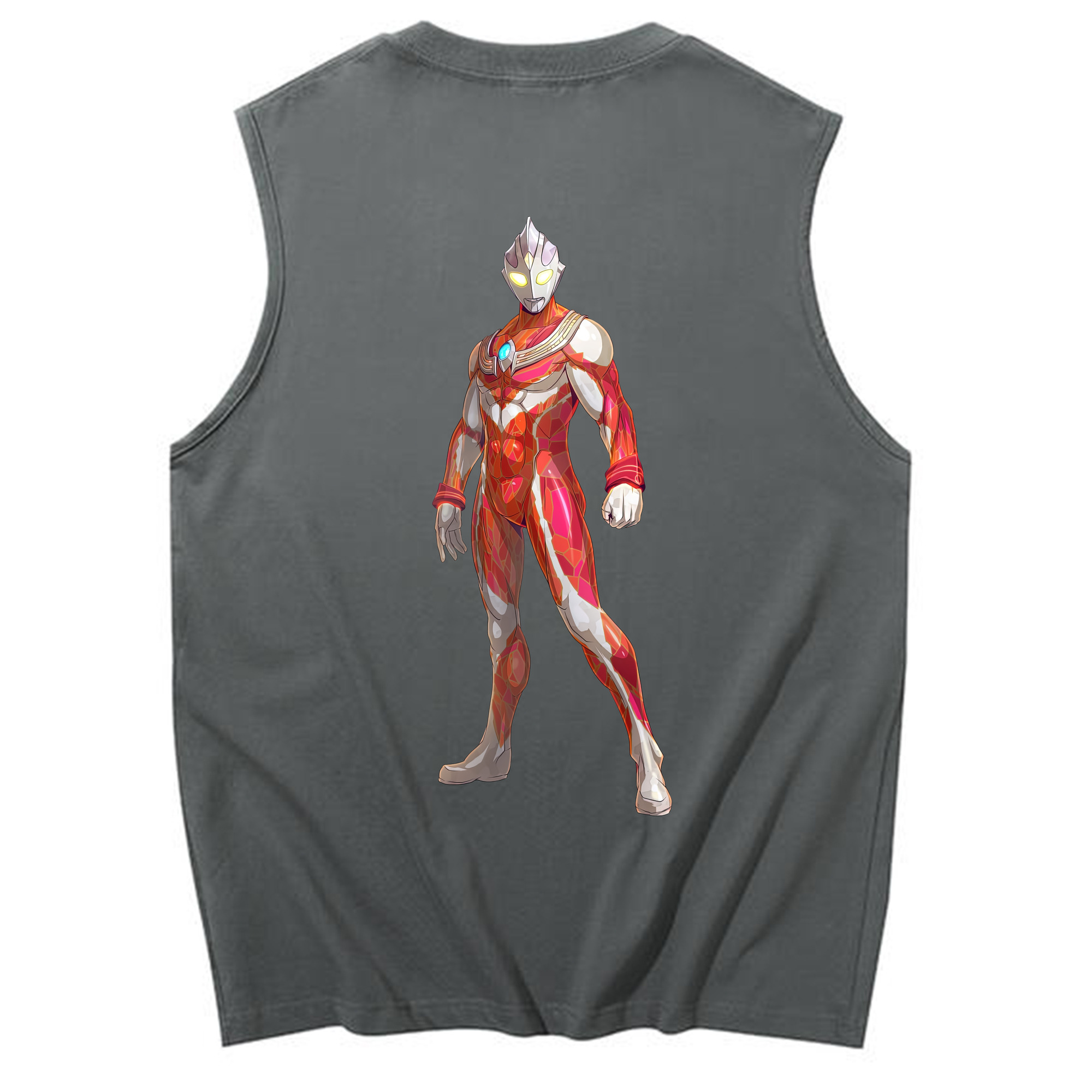 （画像用） ウルトラマン Ultraman コットン100％タンクトップ（背面プリント）